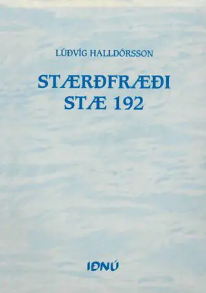 Stærðfræði - STÆ 192