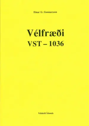 Vélfræði - VST 1036